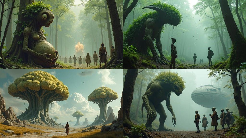 Tree-Like Aliens Erupt in Biodiversity, Igniting a Galactic....