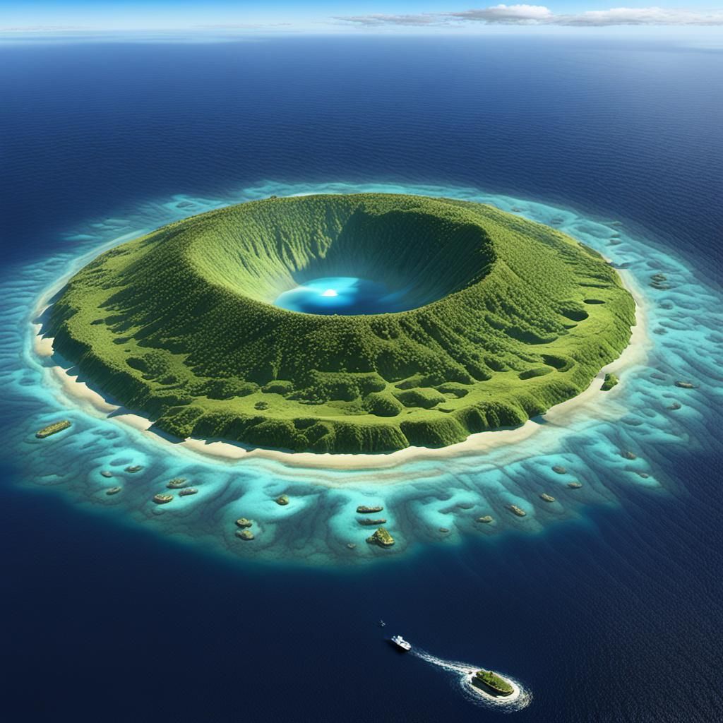 Mysterious Time Portal Island in the Pacific Ocean