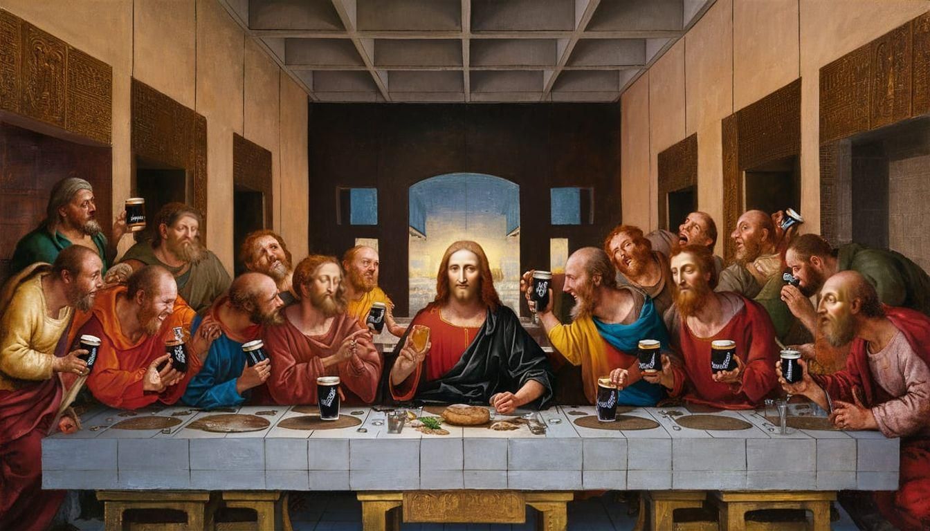 The Last Supper Reimagined: A Humorous Take