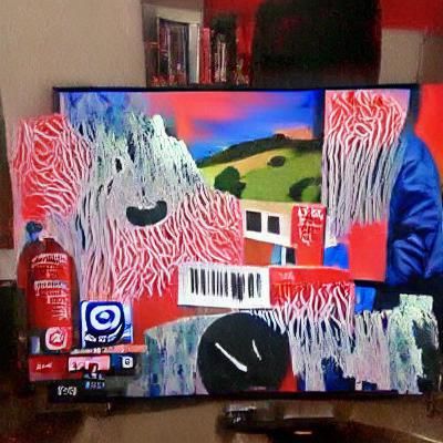 George Lopez on TV: Impasto Acrylic Painting