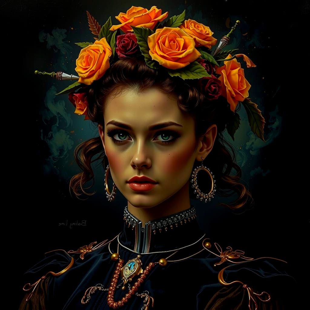 Maximalist Masterpiece: Glorious Hyperrealistic Artwork