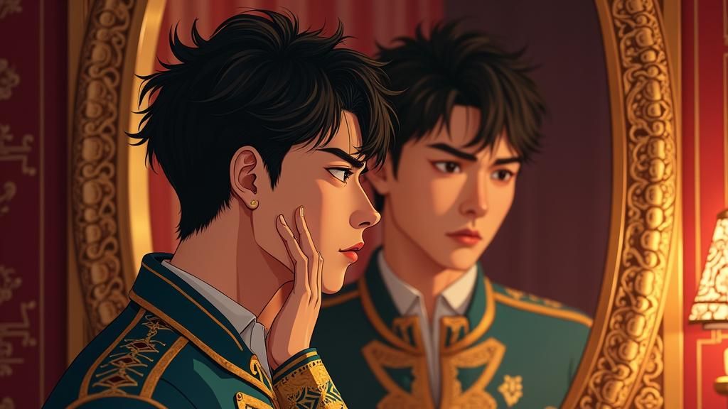 Anime Inspired Portrait in Luxurious Villa