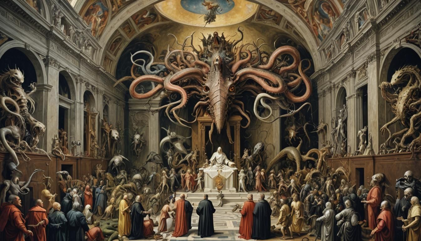 Surreal Reptilian Conspiracy at the Vatican