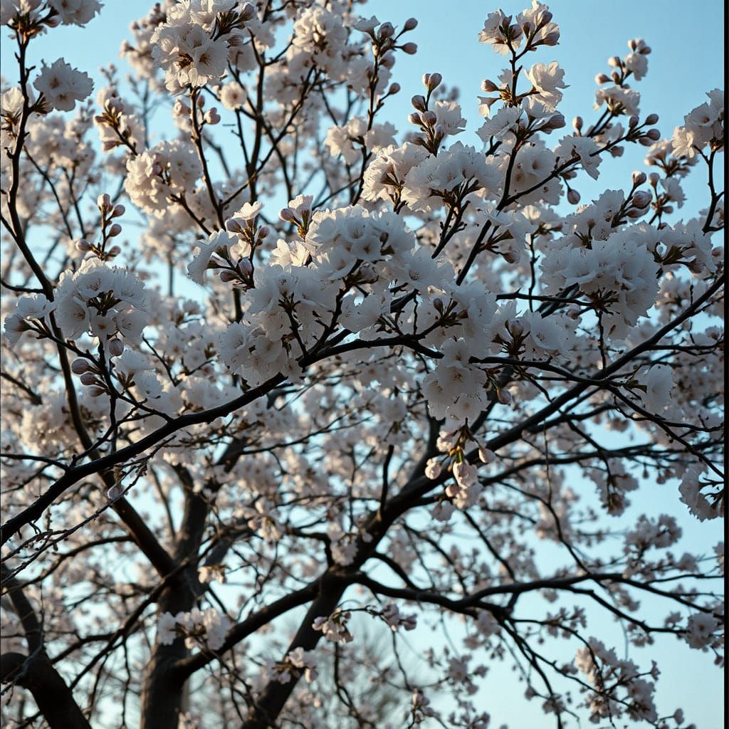 Chestnut Tree in Cinematic Light