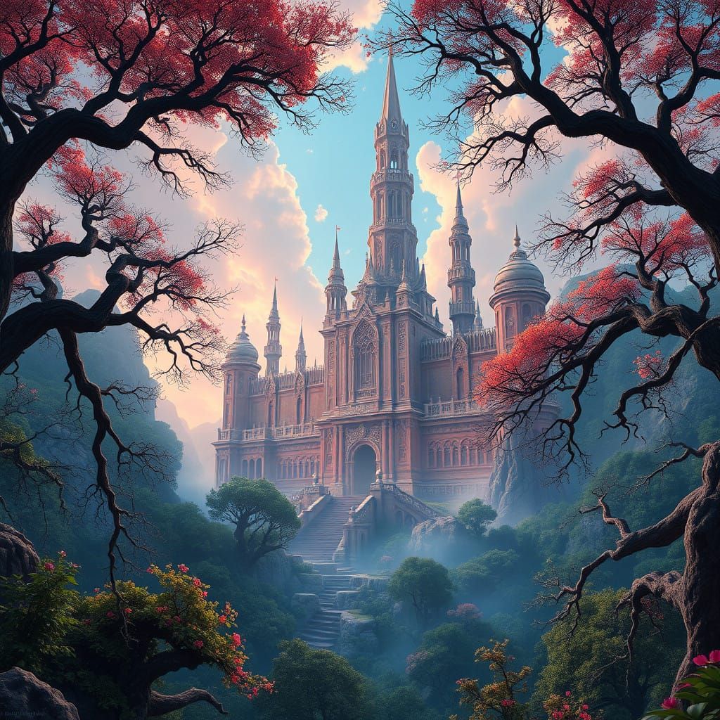 Mystical Realm in Unreal Engine 5 Style