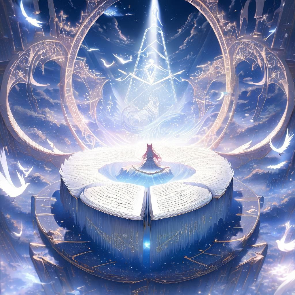 Dreamy Bird's Eye View of a Teen Girl Writing