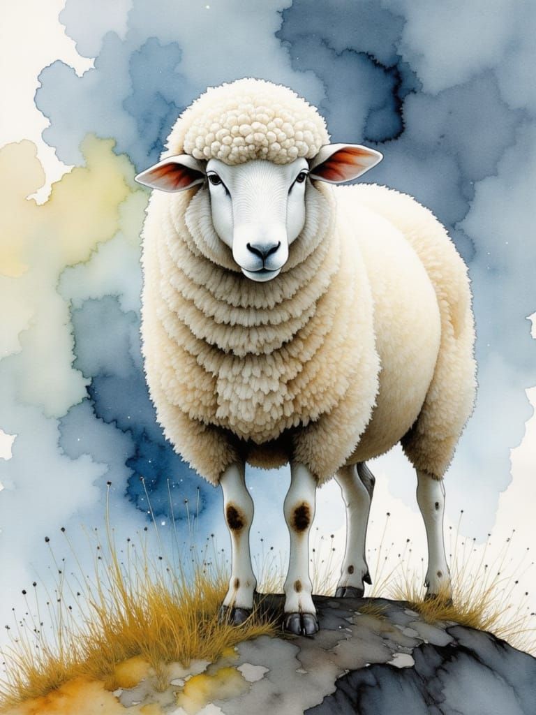 <lora:Nivis:0.8>  sheep