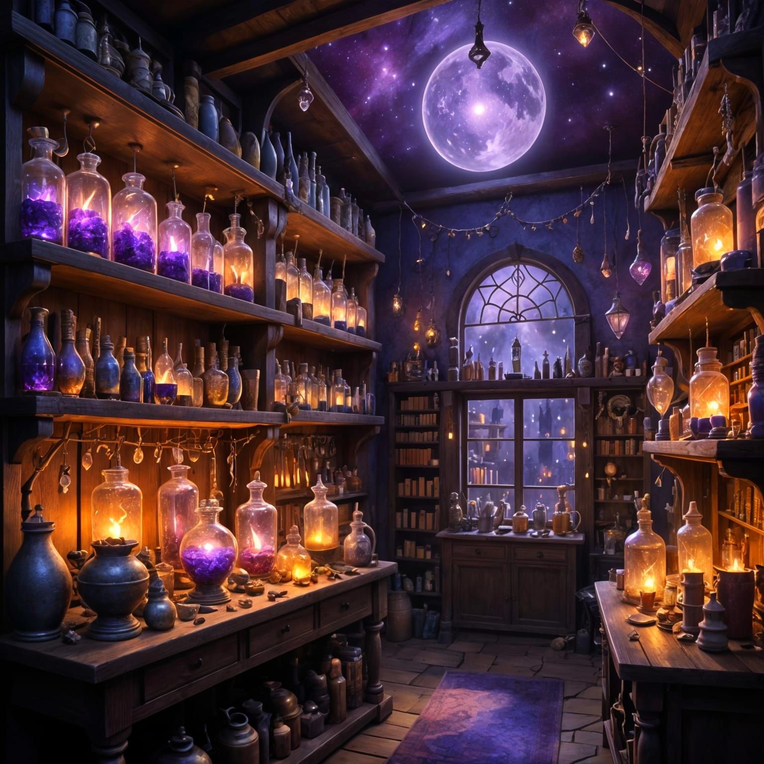 Magical Emporium Filled With Mystical Items