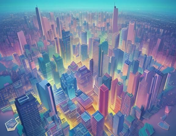 Prismatic Cityscape