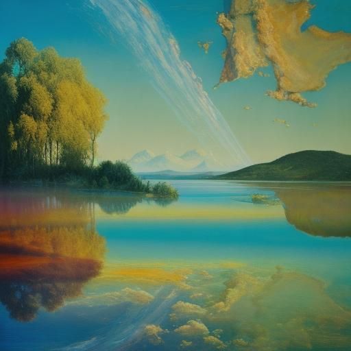 Women Swim in Surreal Crystal-Clear Lake