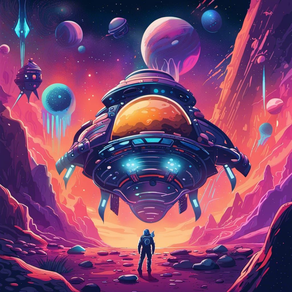 Epic Galactic Adventure in a Distant Future