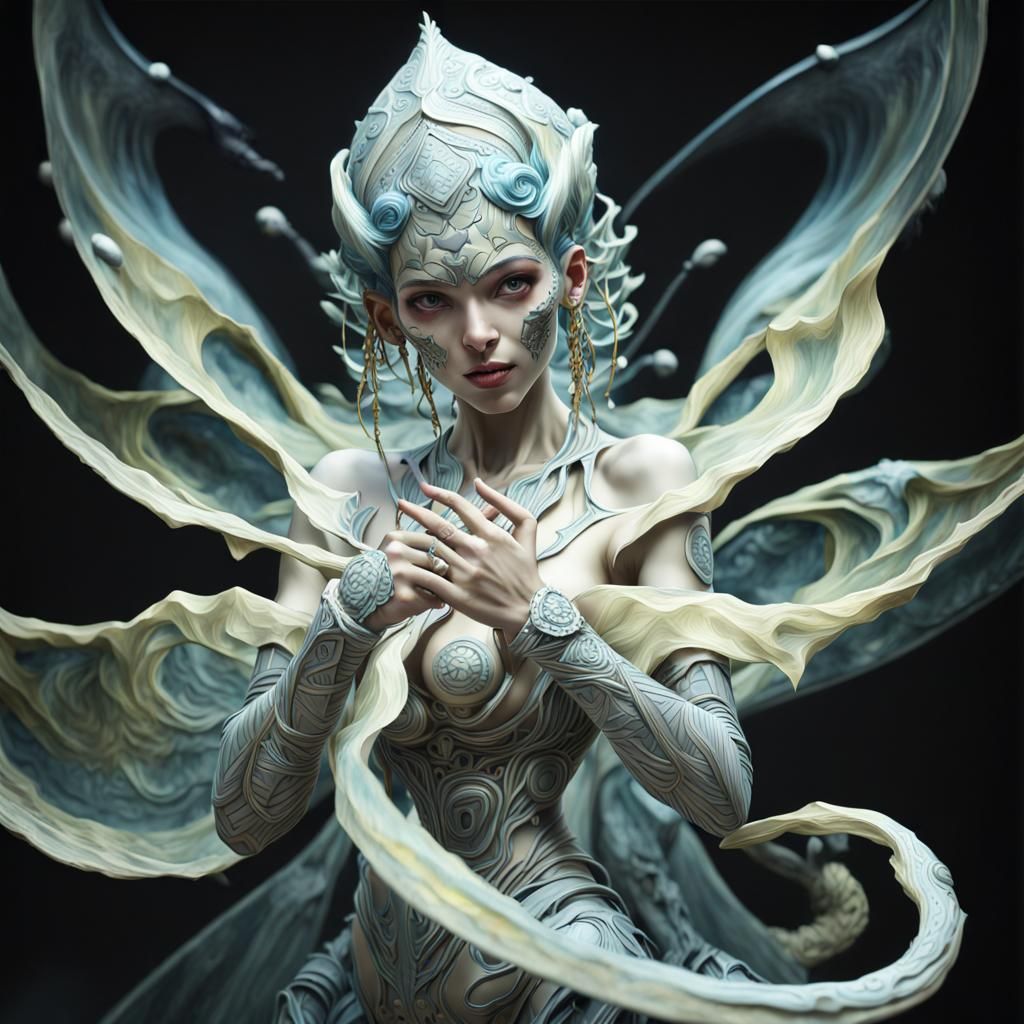 Beautiful Alien Portraits in Magical Realism