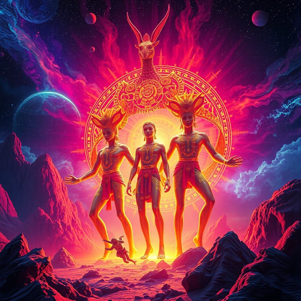 Pre-Adamic Beings in Surreal Civilization