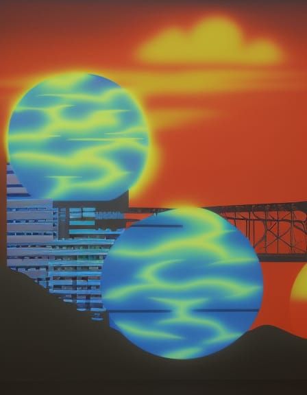 Kyushu Four Seasons: Minimalist Airbrush Art