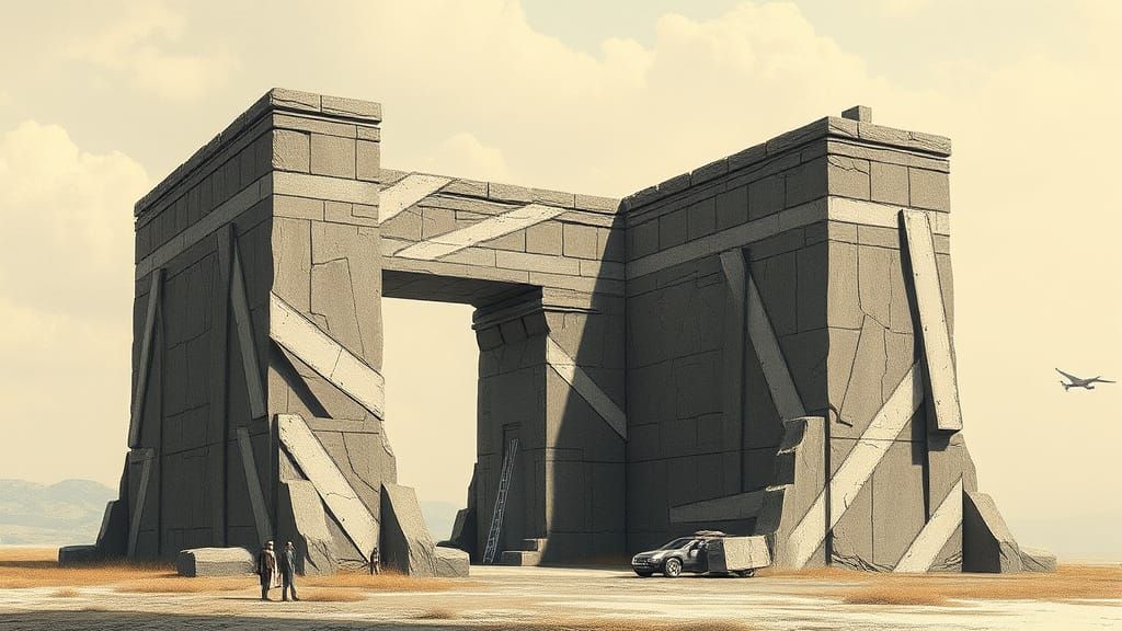 Monolithic Brutalism in Three Scenes