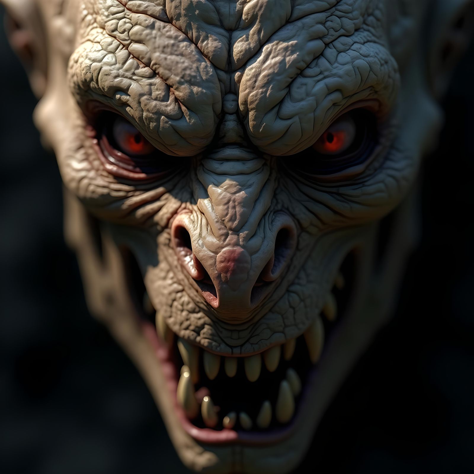 Elden Ring Boss Villain Portrait in Hyperrealism