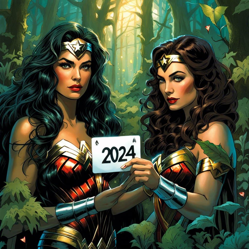 Wonder Woman and Poison Ivy Welcome 2024