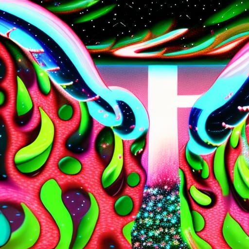 Candy Cane Blackhole in a Galaxy Far Away