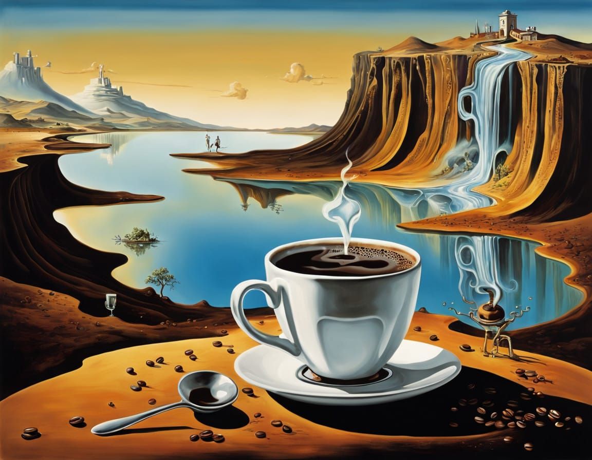 Surreal Dreamscape in the Manner of Salvador Dali