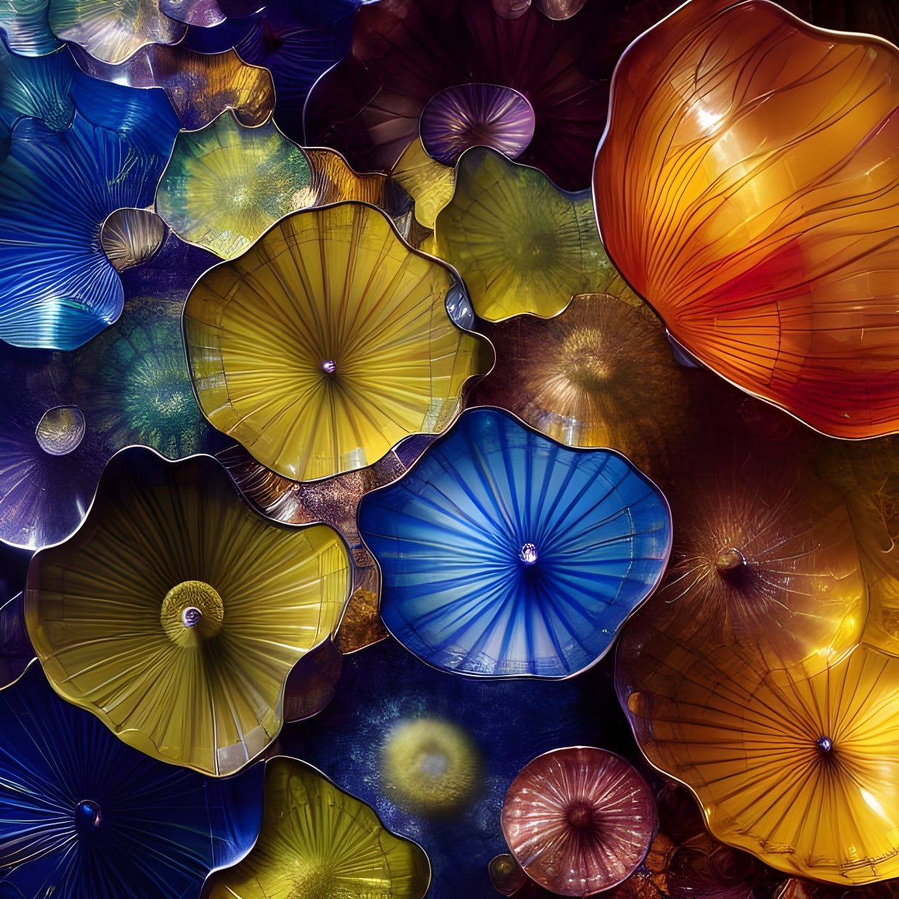 Sublime Glasswork Inspired by Deakin and Chihuly