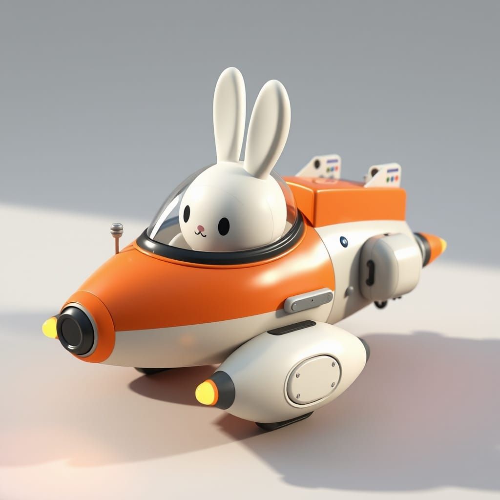 Miffy Bunny Spaceship