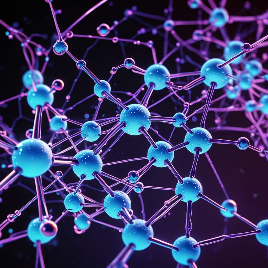 Atoms Sharing Electrons in Molecular Art