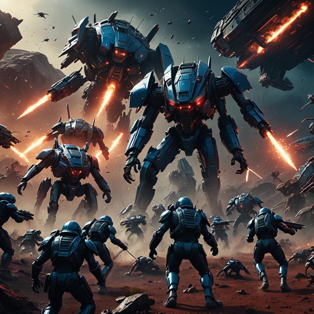 Starship Troopers Fight Alien Bugs on Earth