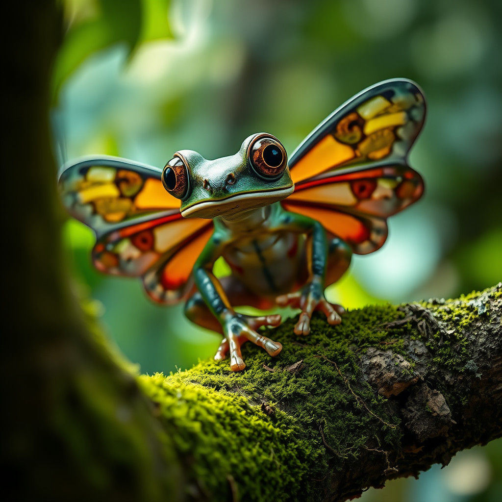 Terrifying Butterfly-Frog Hybrid in Professional Wildlife Ph...