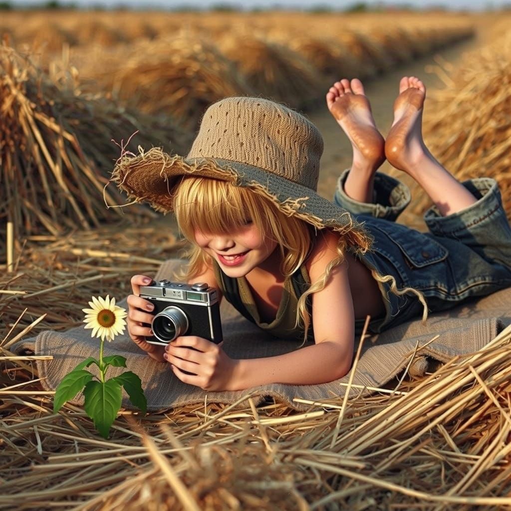 Exotic Bloom in Vibrant Colors, Magical Realism Style