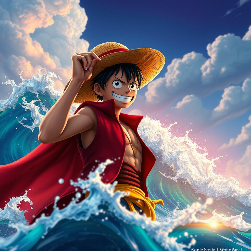Luffy from One Piece in Epic 3D Style