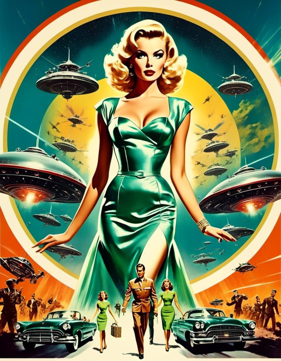 She came from outer space