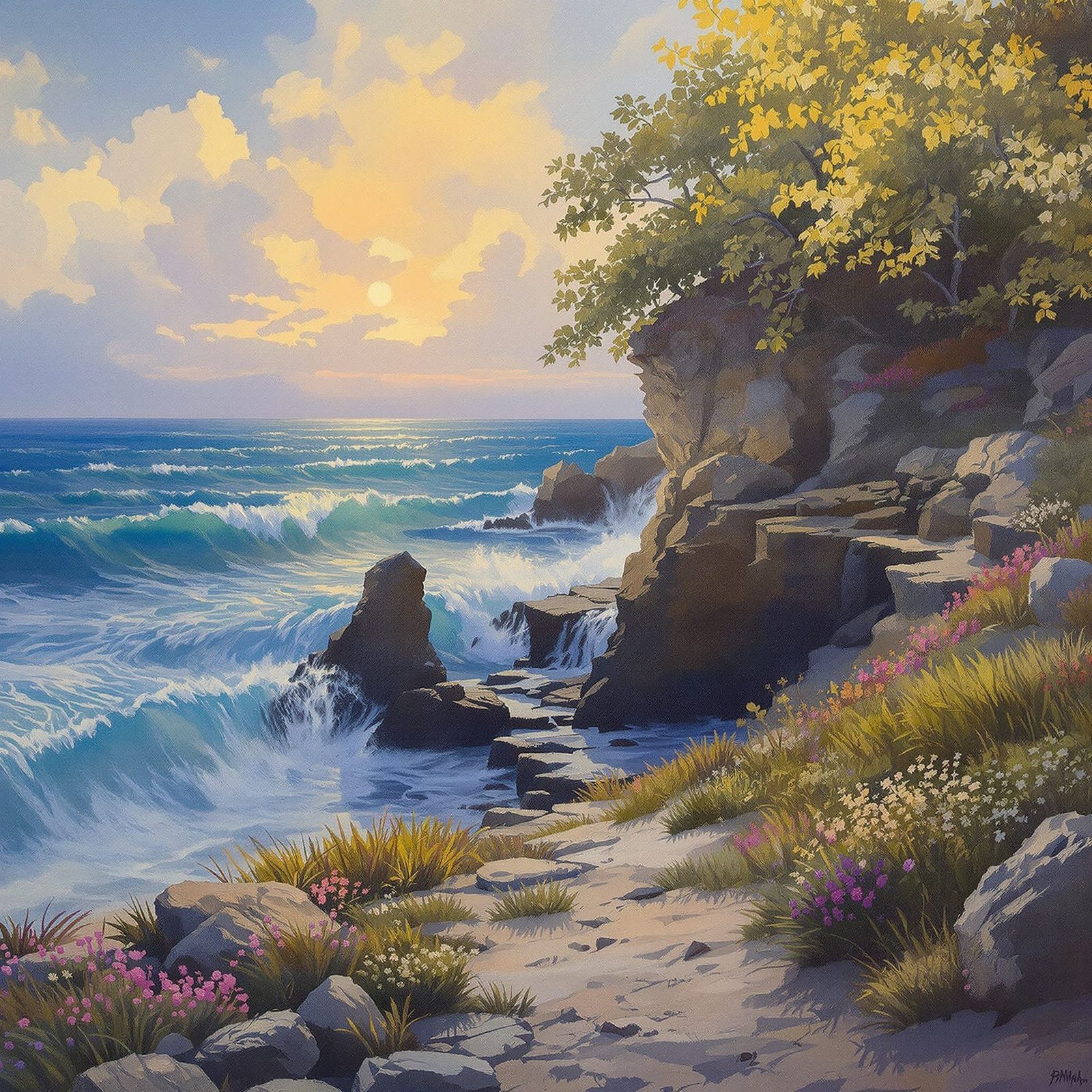 Unspeakable Beauty of Life in Oil Painting