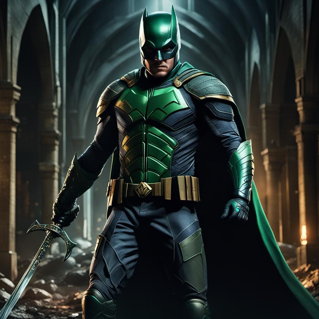 Damian Wayne in Armor: Cinematic Digital Art