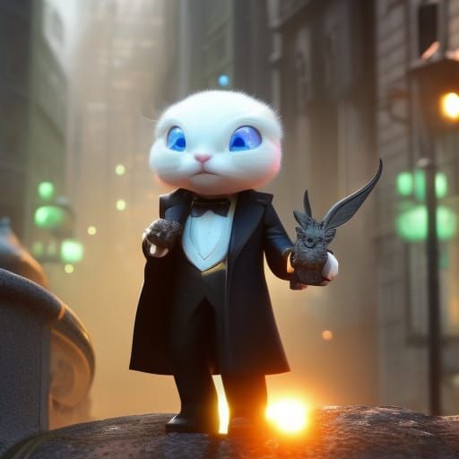 Matrix Rabbit: Neo vs Agent Smiths in Digital Rain