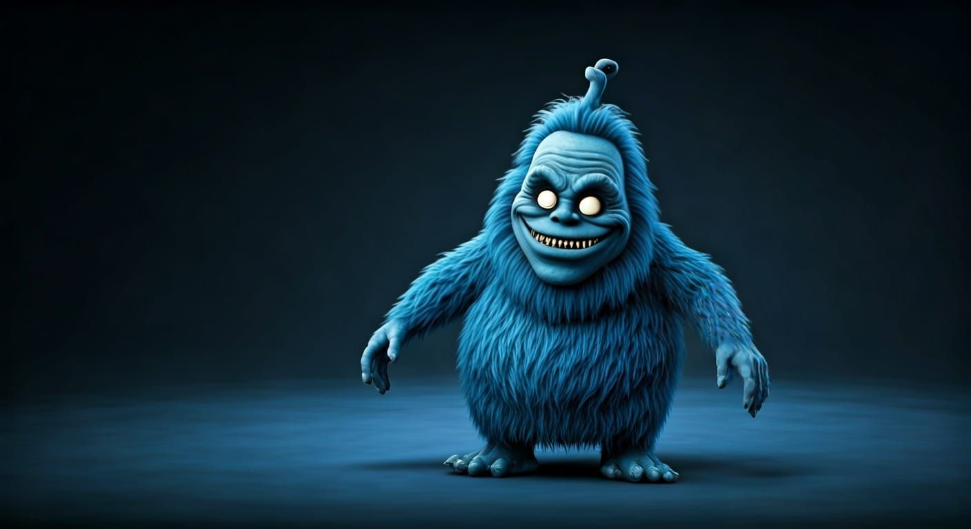 Blue Meanies in Gary Larson Style