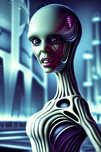 H.R.Giger inspired