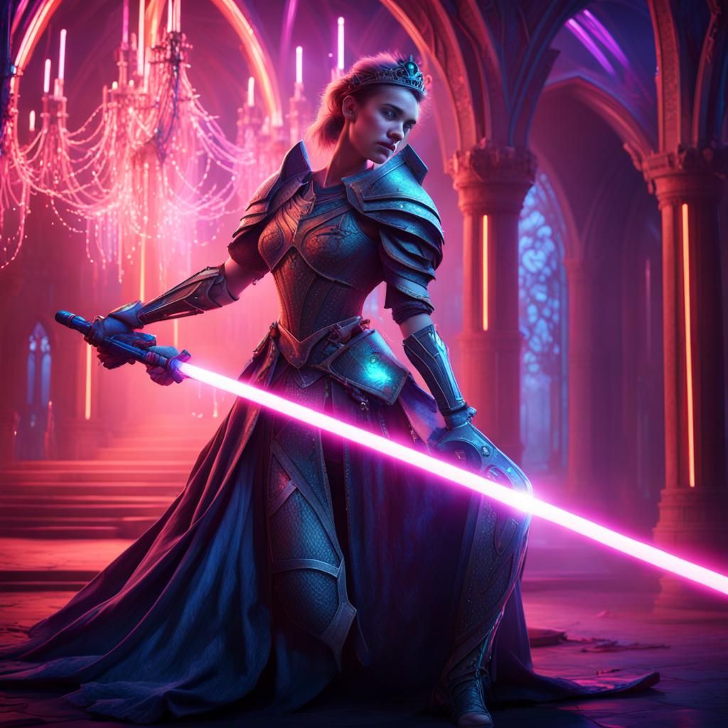 Knight Rescues Princess from Laser Trap