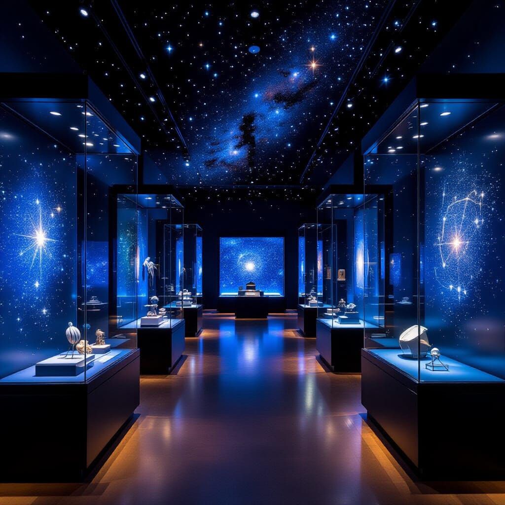 Museum of Stars: Constellations in Glass Cases