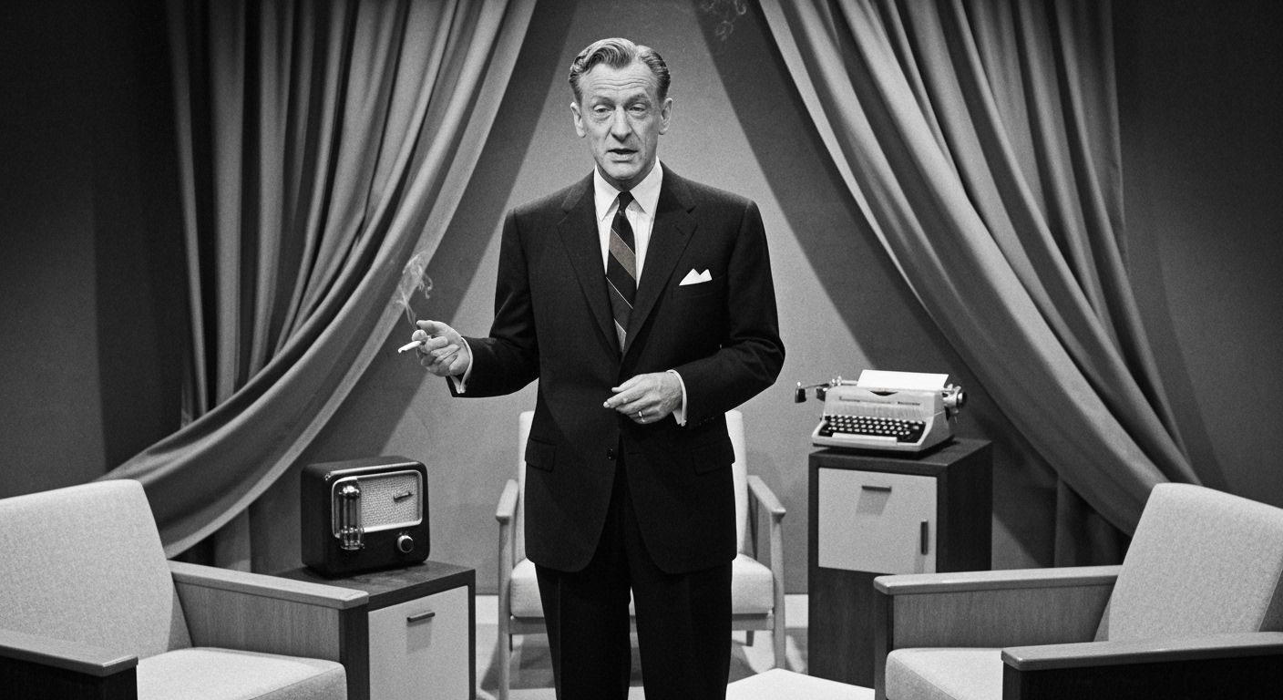 Rod Serling in Twilight Zone Style