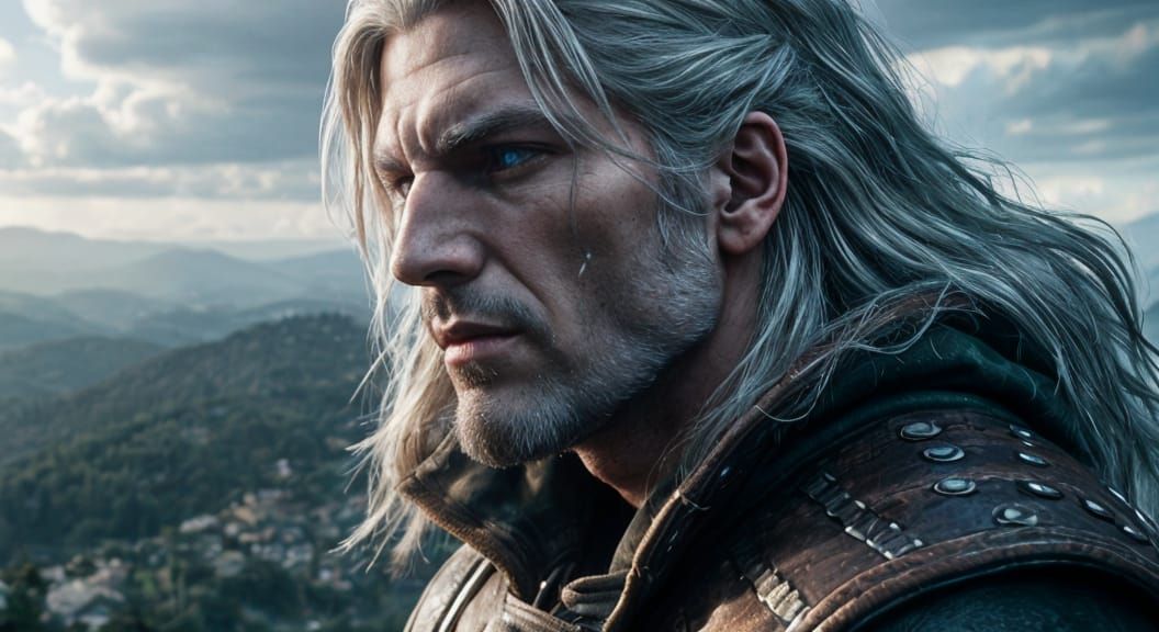 Geralt of Rivia: Monster Hunt in Hyperrealistic Detail