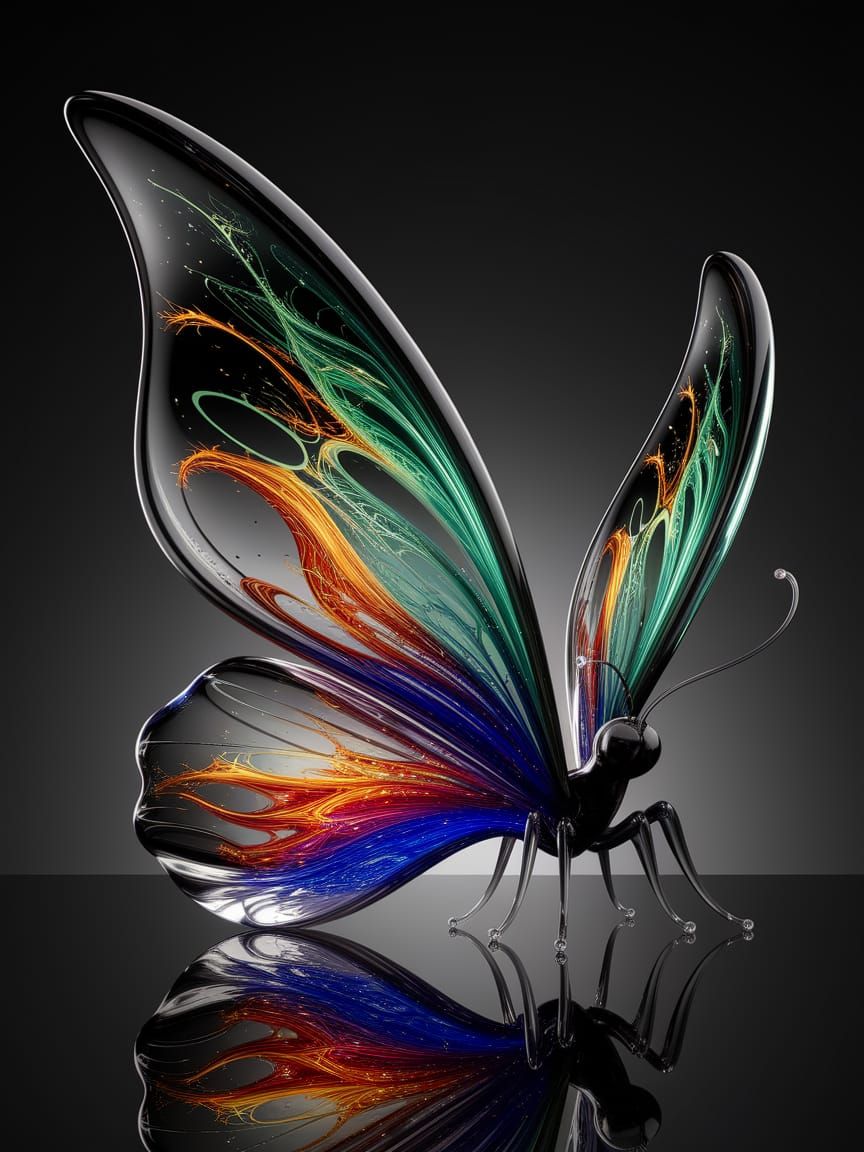 Murano butterfly