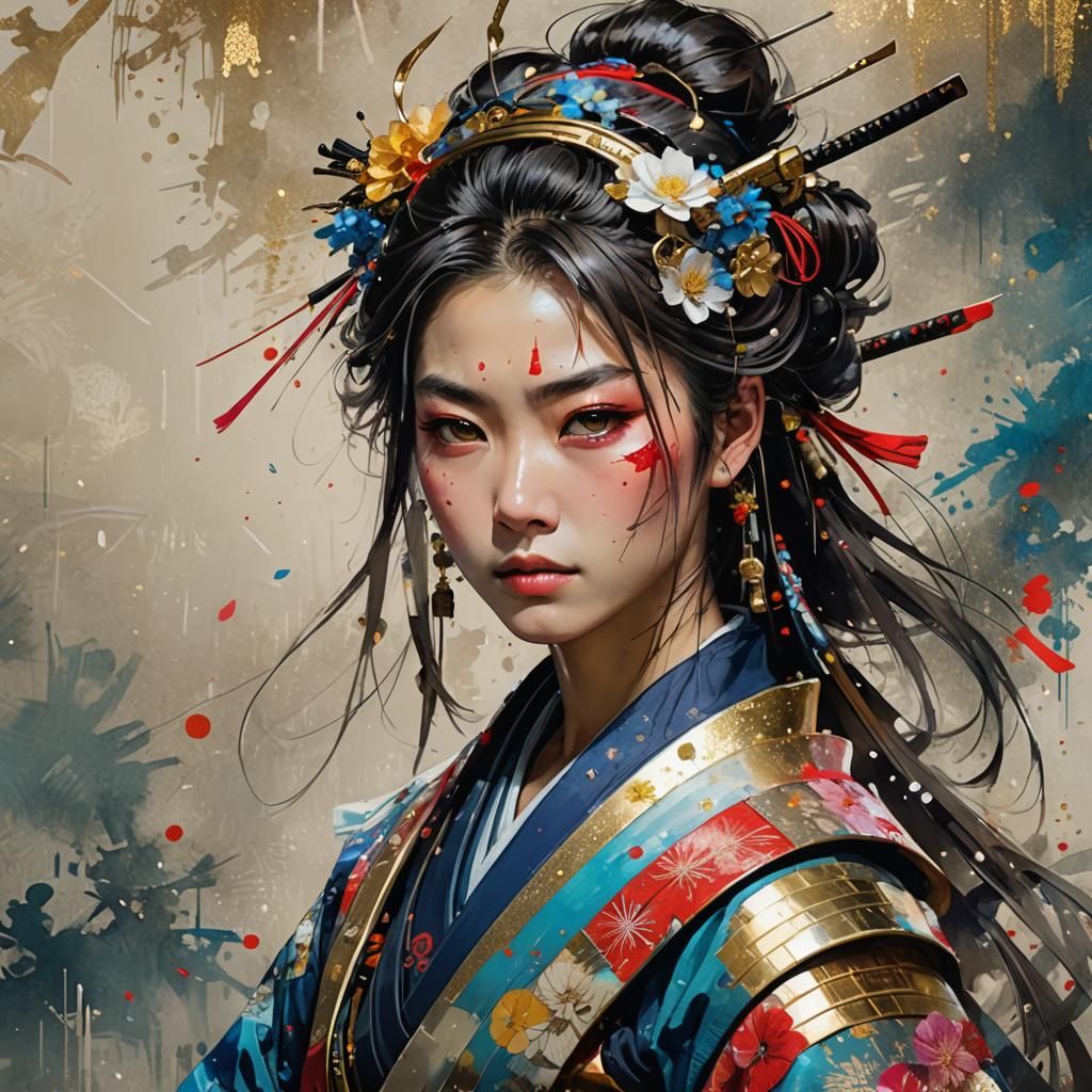 Beautiful Samurai Woman