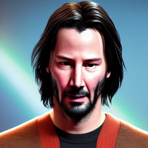 Hyperrealistic Portrait with Radiant Cosmic Lighting