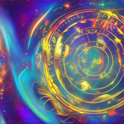 Realistic Oil Painting of Zodiac Signs