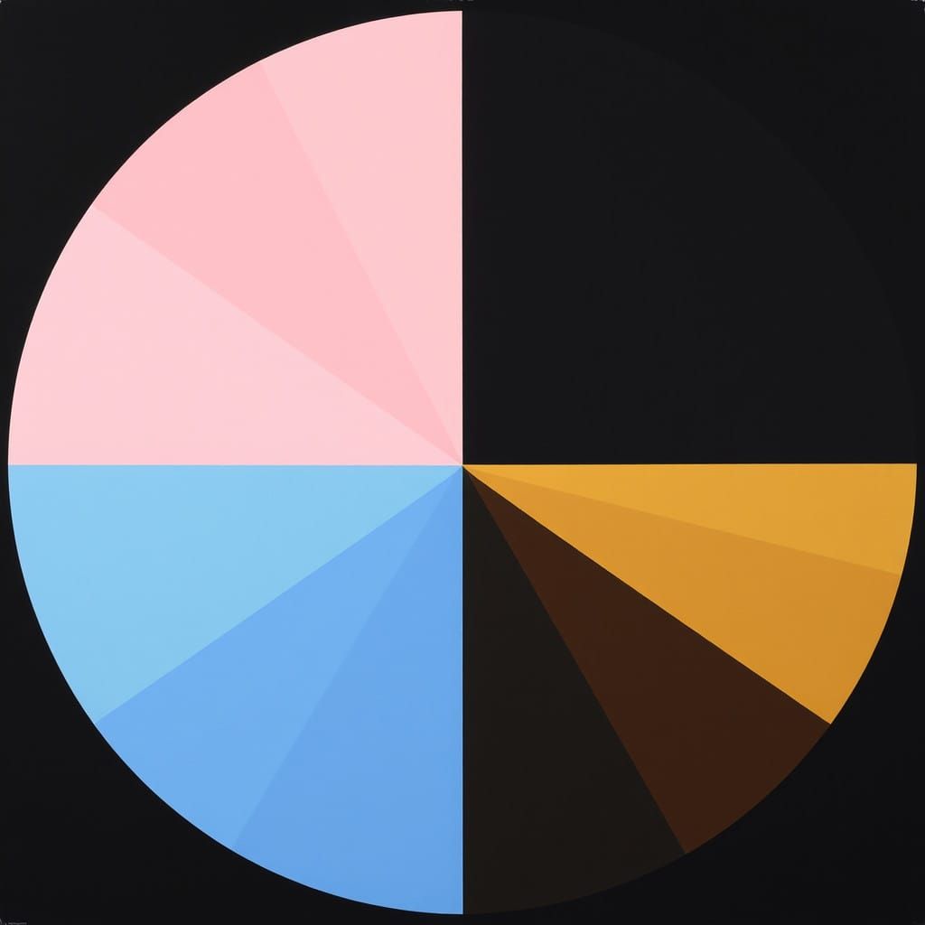 Bicolor Dreamscape in Art Deco Style