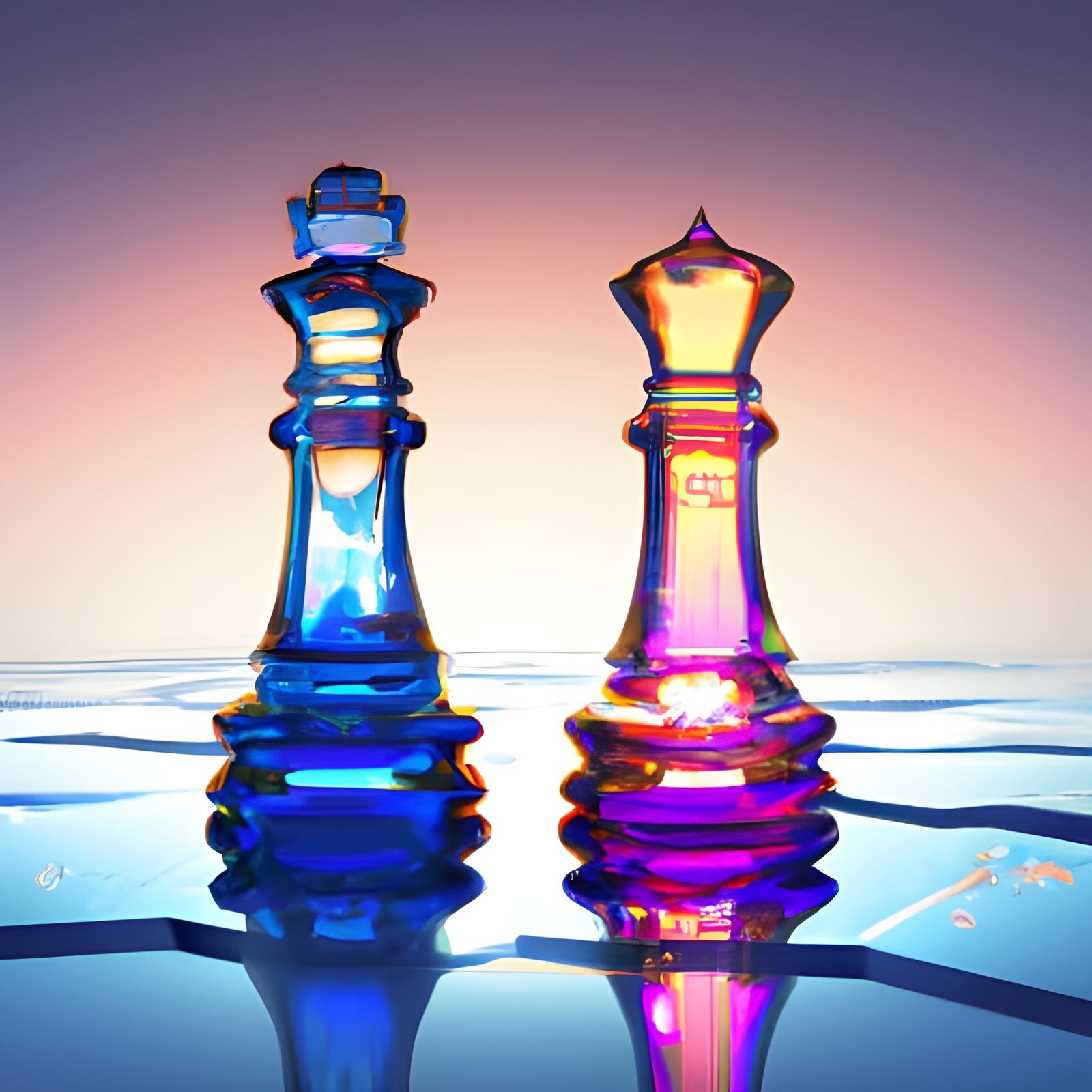 Crystal King and Queen