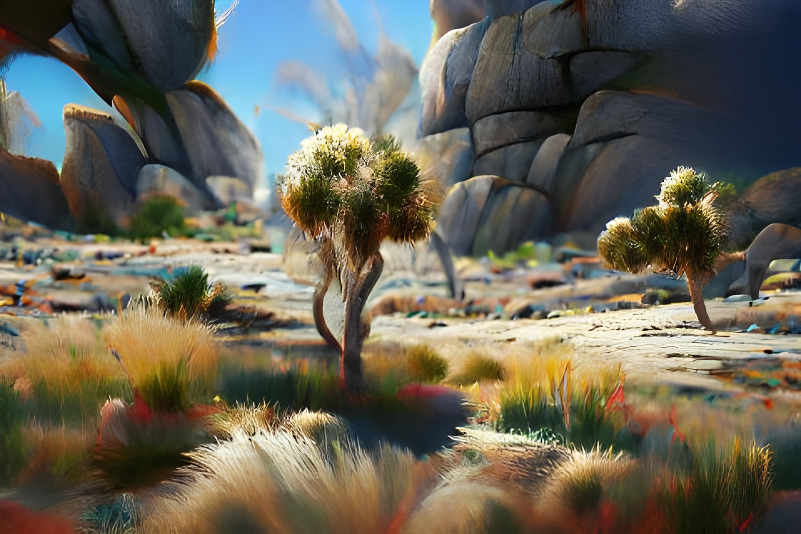 Joshua Tree Desert Landscape in 8K Resolution