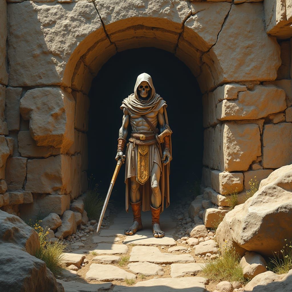 Ancient Ruler at Catacomb: Palaeolithic Death