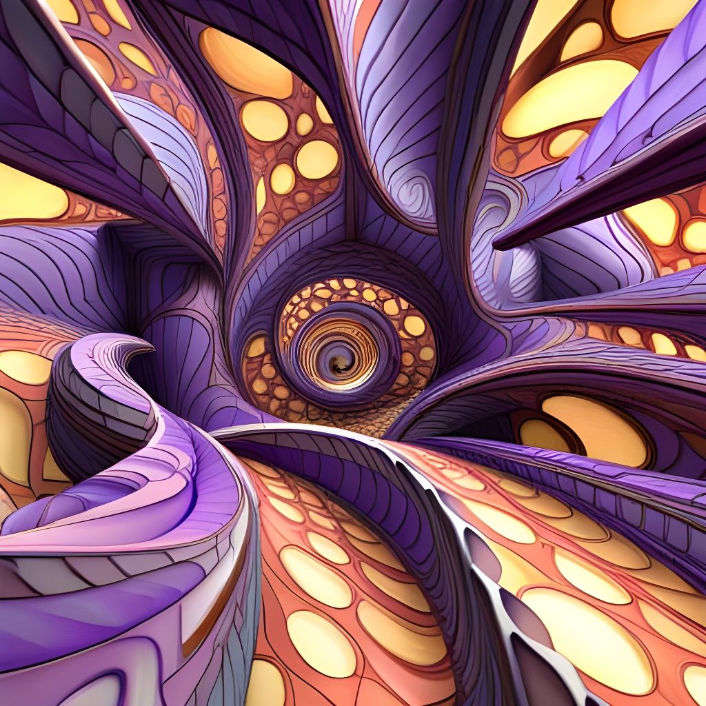 Tessellated Amethyst Cloisonné in Octane Render