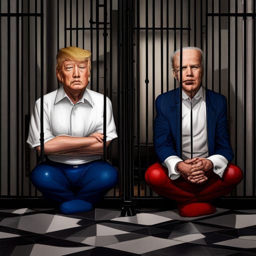 Trump and Biden in Jail: a Fantasy Concept